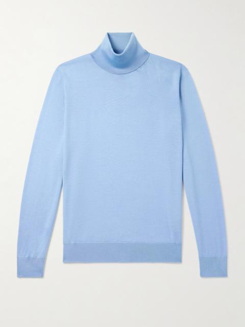 ZEGNA Cashmere and Silk-Blend Rollneck Sweater