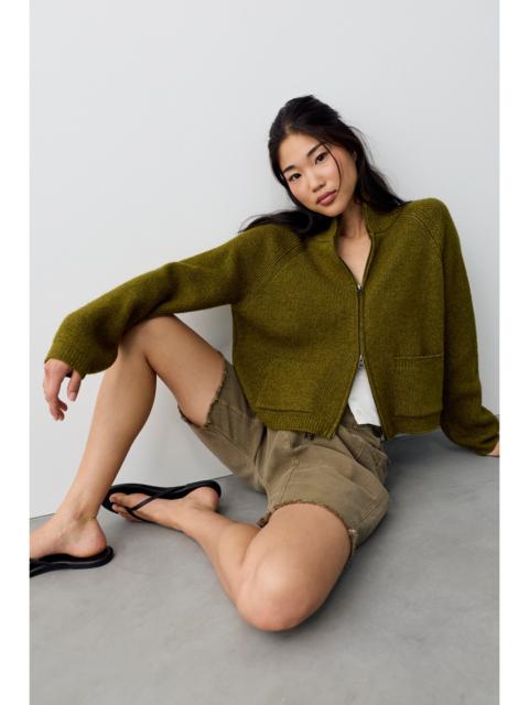 FREE PEOPLE We The Free On It Zip-Up Cardigan