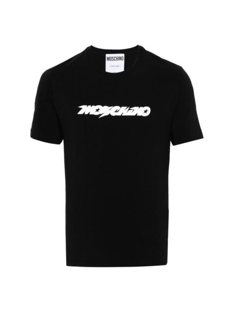 logo-print cotton-blend T-shirt