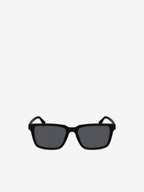 LACOSTE logo-print rectangle-frame sunglasses