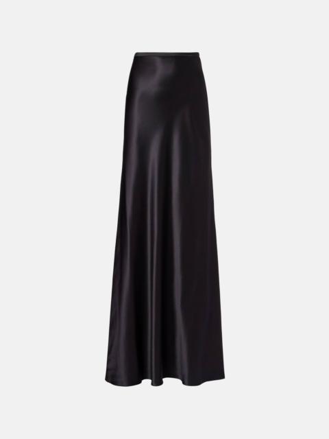SAINT LAURENT Pleated maxi skirt