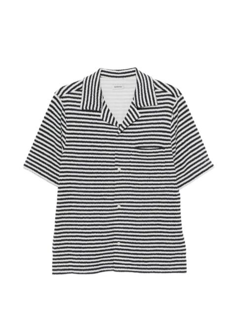 SIMKHAI striped short-sleeve shirt