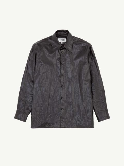 MM6 Maison Margiela Shiny coated linen shirt