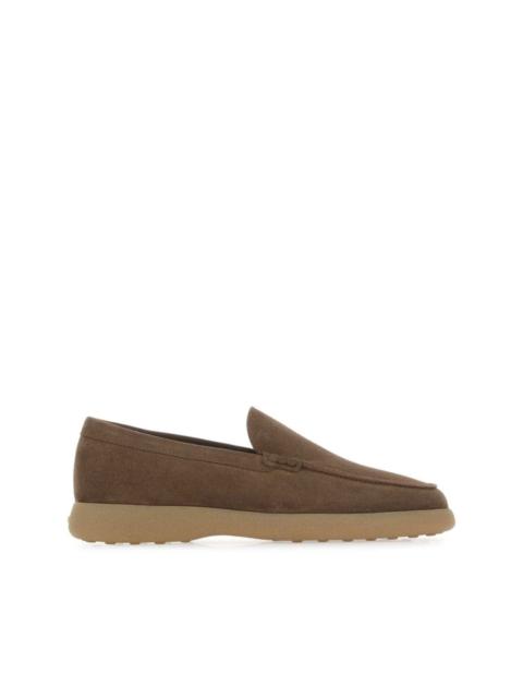 suede loafers