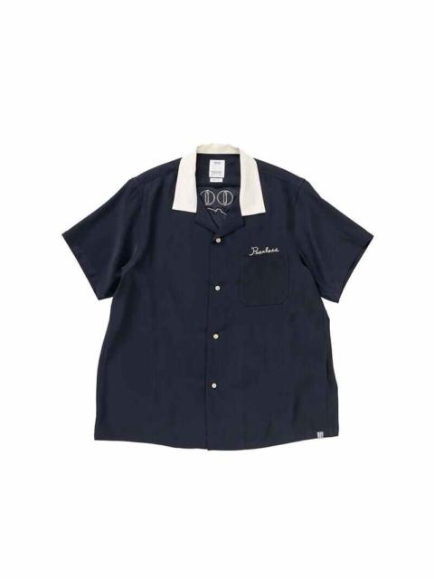 HACKING SHIRT S/S (SILK) NAVY