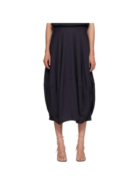 Lemaire Black Balloon Maxi Skirt