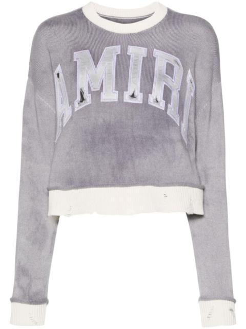 AMIRI Vintage cashmere cropped jumper