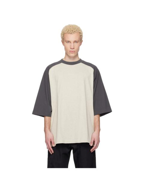 ESSENTIALS Gray Signature Baseball T-shirt