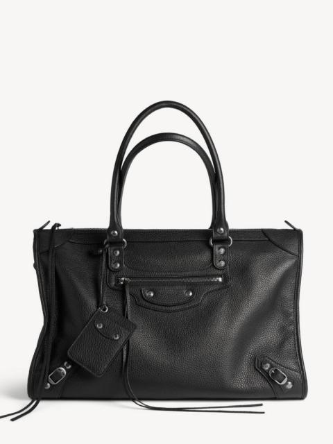 BALENCIAGA Men's Le City Business Duffle Bag Large in Black