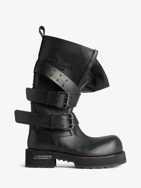 BALENCIAGA Men's Venom High Boot in Black