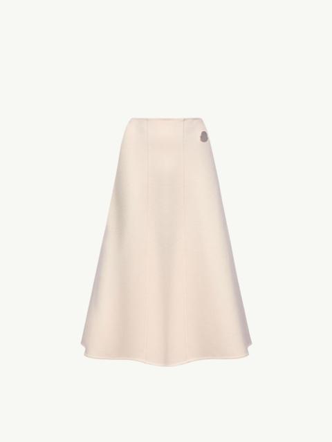 Moncler Moncler + JIL SANDER Wool Midi Skirt
