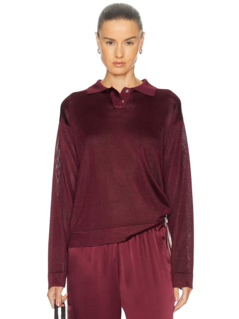 DONNI. The Slinky Polo Top