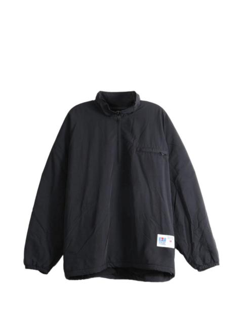 WILLY CHAVARRIA Willy quarter-zip logo-patch jacket