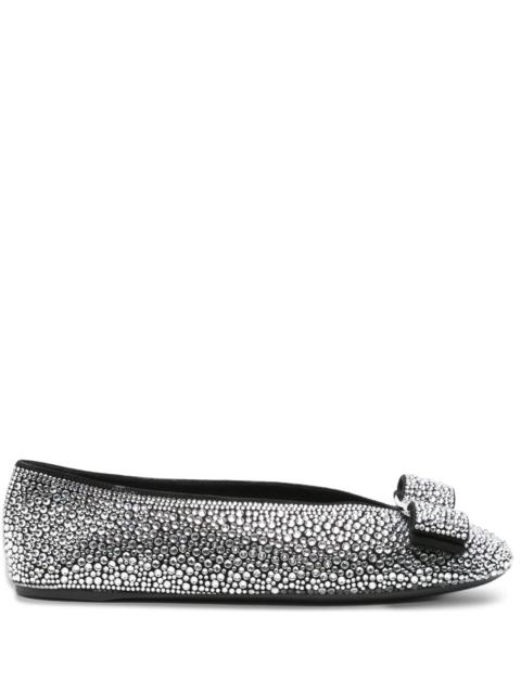 FERRAGAMO Ferragamo Crystal-embellished Ballet Flat