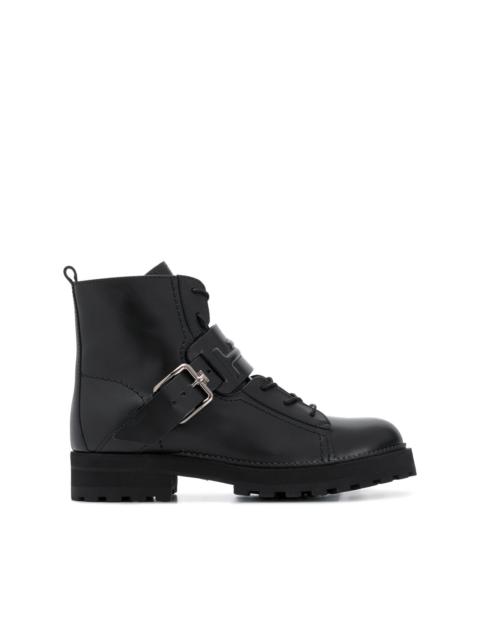 Tod's buckled strap boots