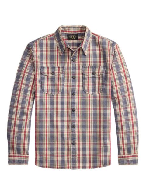 RRL by Ralph Lauren checked cotton shirt