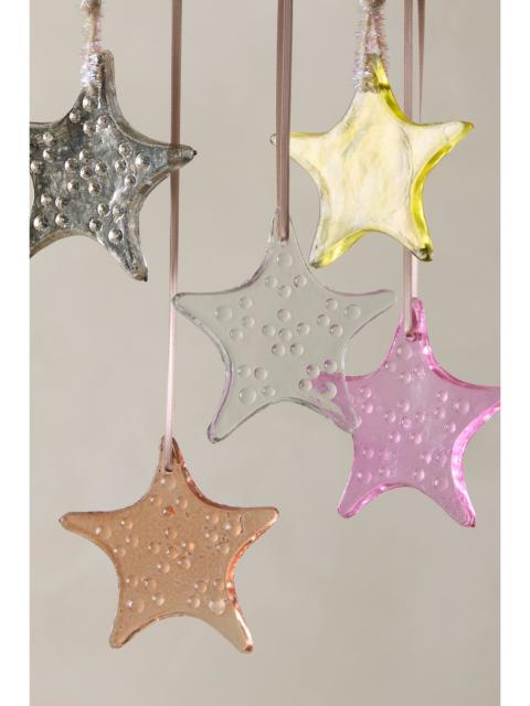 FREE PEOPLE Small Glass Star Ornament