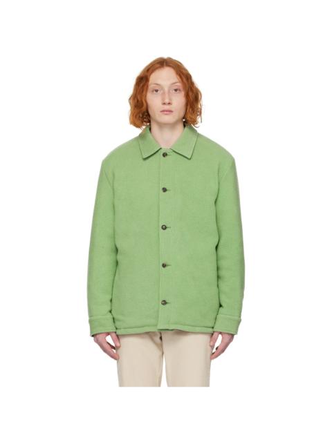 GABRIELA HEARST Green Argus Reversible Jacket