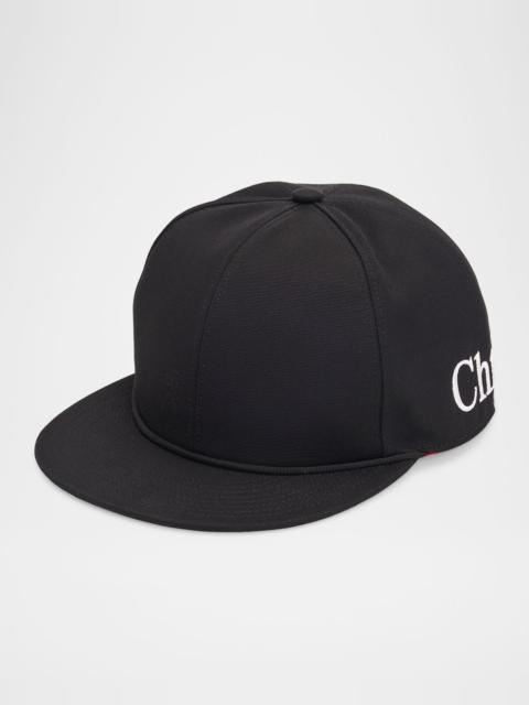 Christian Louboutin Men's Embroidered Canopy Logo Six-Panel Baseball Cap