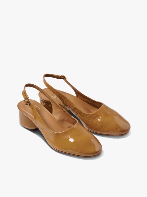 beek Lora Patent Leather Ballet Slingback Heel