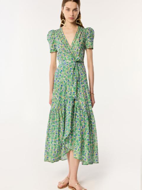 Poupette St Barth Long Dress Baba - Blue Honolulu