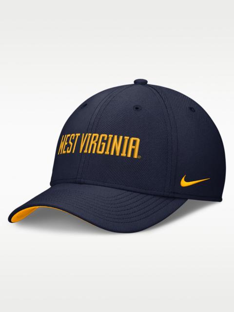 Nike West Virginia Classic Swooshflex Men's Nike Dri-FIT College Hat