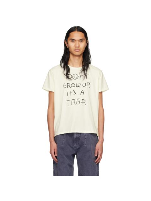 R13 Off-White 'Don't Grow Up' T-Shirt