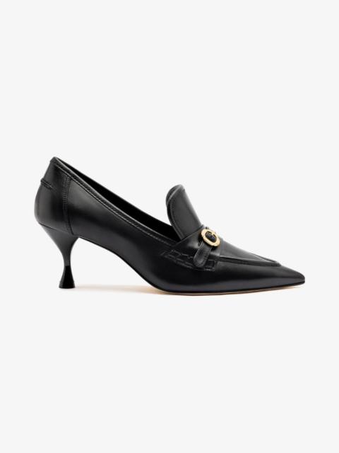 Larroudé Susan Pump In Black Leather
