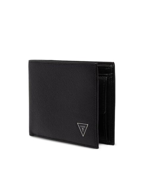 GUESS USA Milano logo-plaque bi-fold wallet