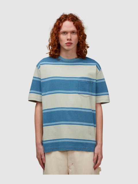 BEAMS PLUS Striped pocket t-shirt
