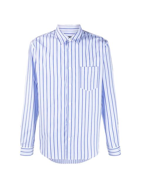A.P.C. Clément striped cotton shirt