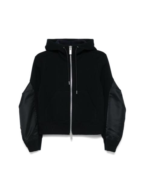 zip-up hoodie