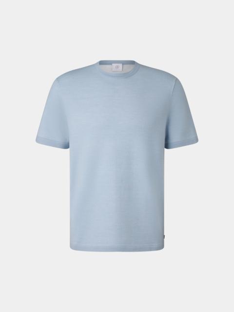 BOGNER Knitted shirt Ohio in Light blue