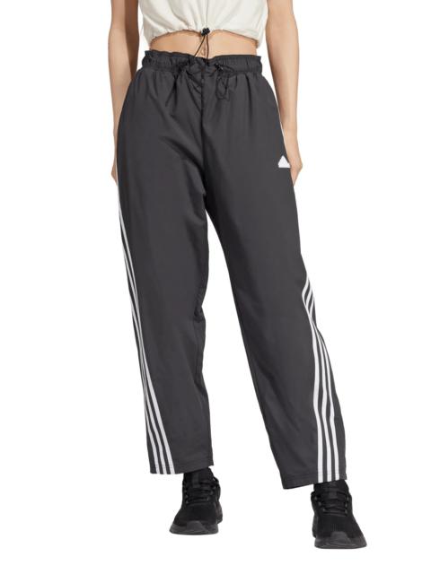 Future Icons 3-Stripes Recycled Polyester Ripstop Track Pants in Black/White