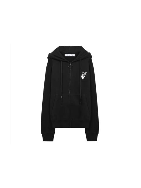 Off-White OFF-WHITE Pascal Arrows Zip Up Sweatshirt Black
