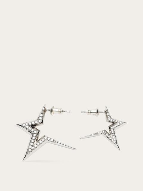 FERRAGAMO STAR EARRINGS WITH CRYSTALS