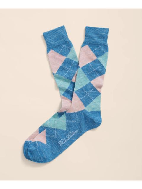Brooks Brothers Cotton Blend Argyle Socks
