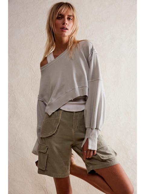 FREE PEOPLE We The Free Camden Cropped Sweatshirt