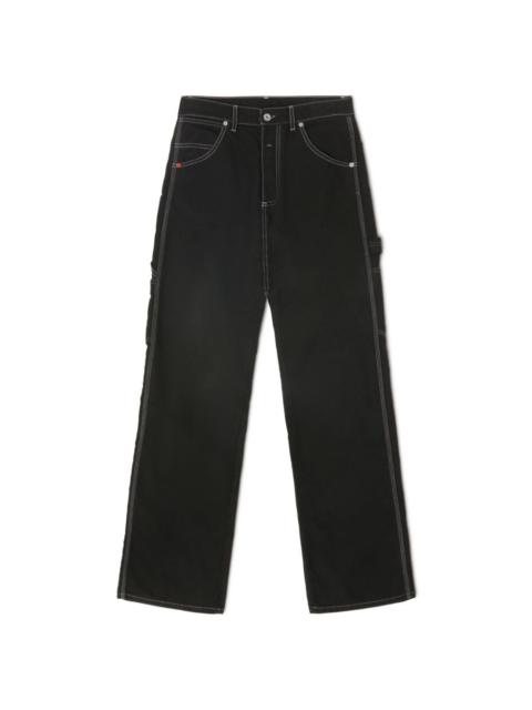 Heron Preston White Stitch Carpenter Pants