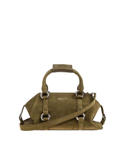 Alexander McQueen suede ring-detail tote bag
