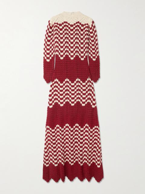 ESCVDO Musa Crocheted Cotton Maxi Dress