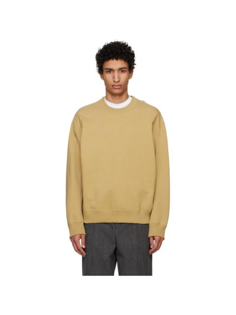 Brown Logo Flag Shoulder Sweatshirt