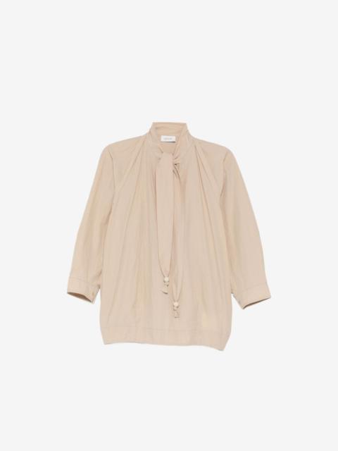 Lemaire scarf-detail long-sleeve blouse