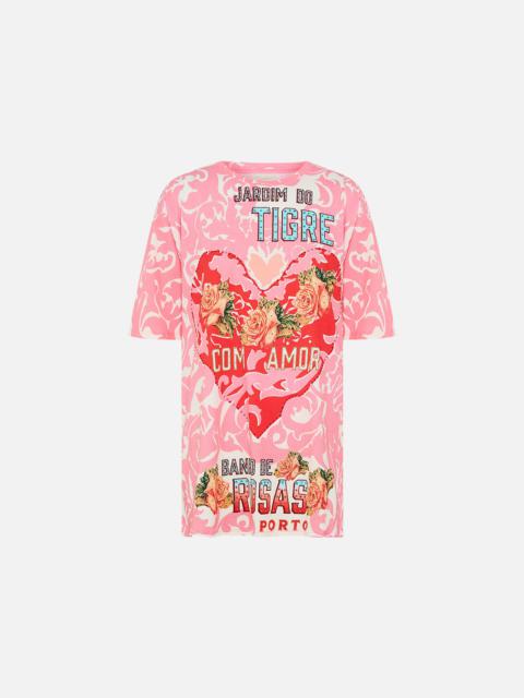 CAMILLA OVERSIZED BAND TEE - PINK