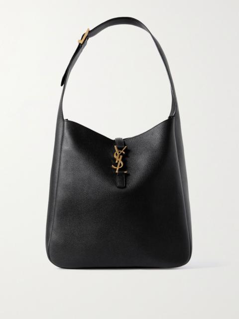 SAINT LAURENT Le 5 à 7 large leather shoulder bag Black