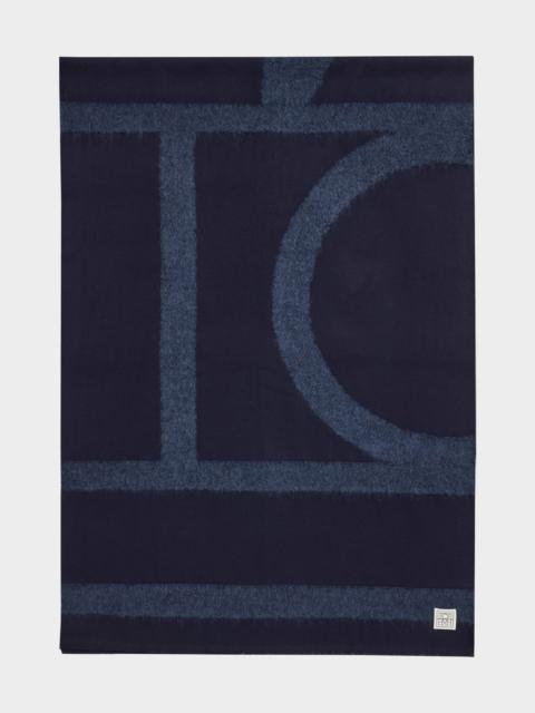 TOTEME Monogram Twill Scarf