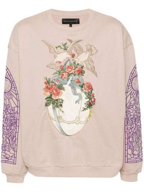 Gift embroidered-logo sweatshirt