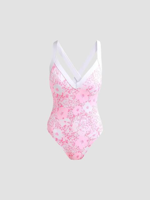 Lilly Pulitzer Women's Nioma Burst Of Joy One-Piece Swimsuit - Conch Shell