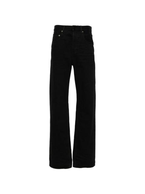 SAINT LAURENT straight-leg cotton jeans