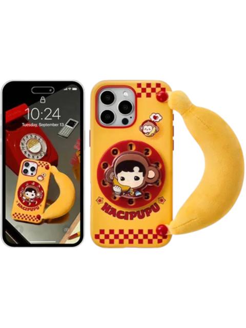 POP MART Pop Mart Hacipupu Rolling Time Machine Series Phone Case iPhone 16 Pro Max